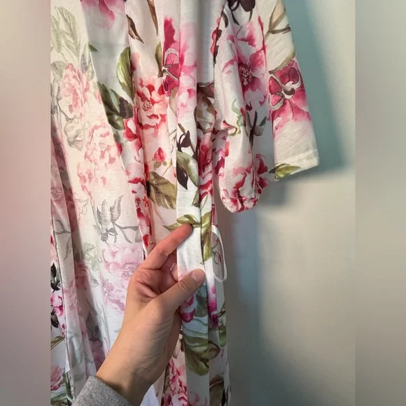 Show Me Your Mumu Brie Robe Garden of Blooms Floral Sz O/S Lounge Coastal - Picture 4 of 5